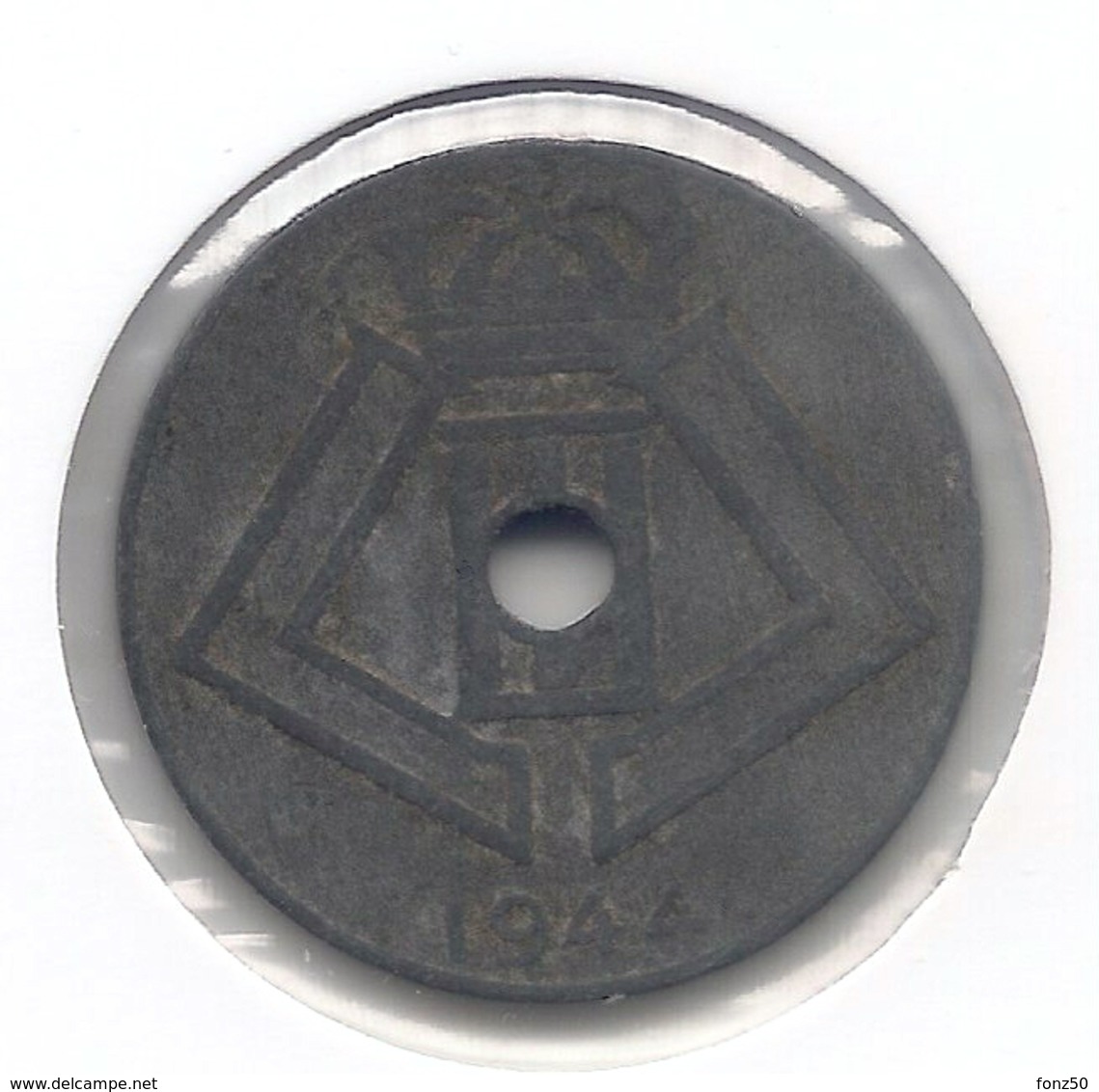 LEOPOLD III * 10 Cent 1944 Vlaams/frans * Nr 5423 - 10 Centesimi