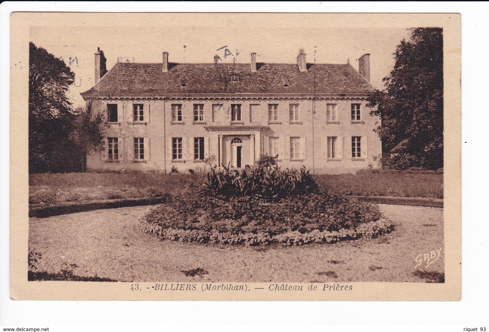 43 - BILLIERS - Château De Prières - Autres & Non Classés