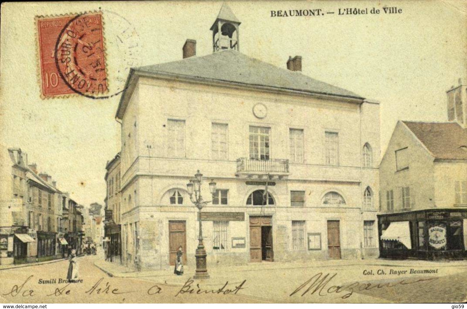 95  - Beaumont - L'Hôtel De Ville / A 374 - Beaumont Sur Oise