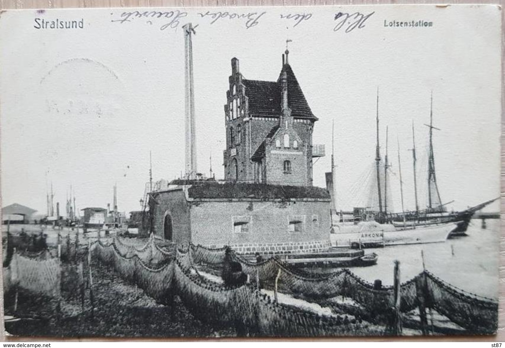 Germany Stralsund Lotsenstation 1908 - Autres & Non Classés