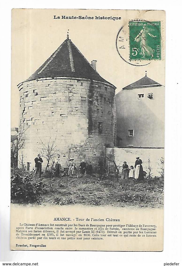 70 - AMANCE - Tour De L' Ancien Château - Other & Unclassified