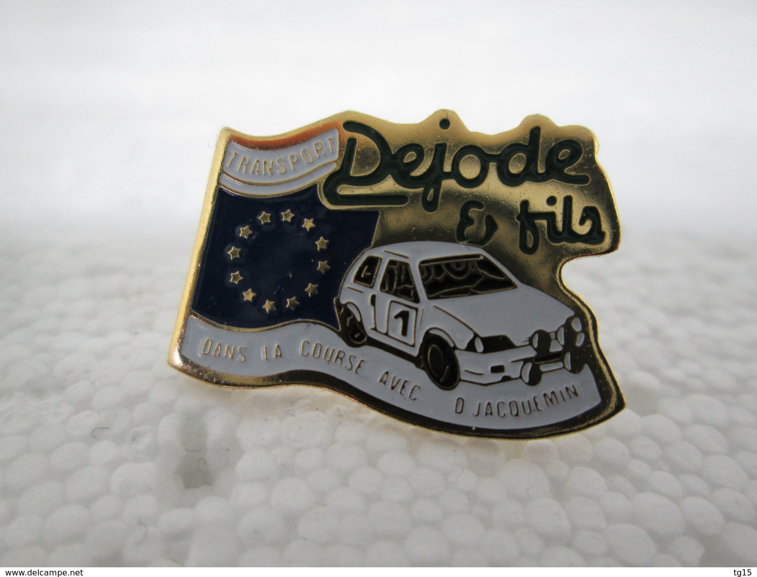 Pin's   CITROEN AX   RALLYE    D JACQUEMIN  DEJODE & FILS - Rallye