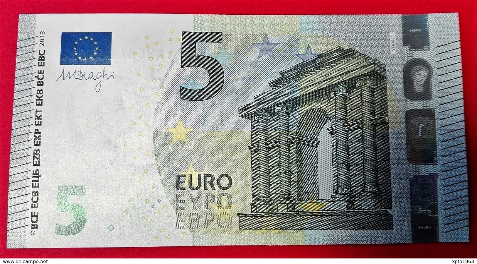5 EURO Y004J1 GREECE Y004 J1 - DRAGHI - YA3564... - NEUF FDS UNC - 5 Euro