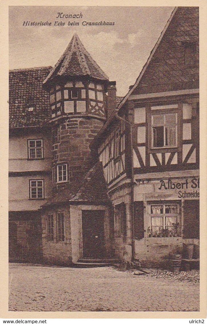 AK Kronach - Historische Ecke Beim Cranachhaus (40011) - Kronach