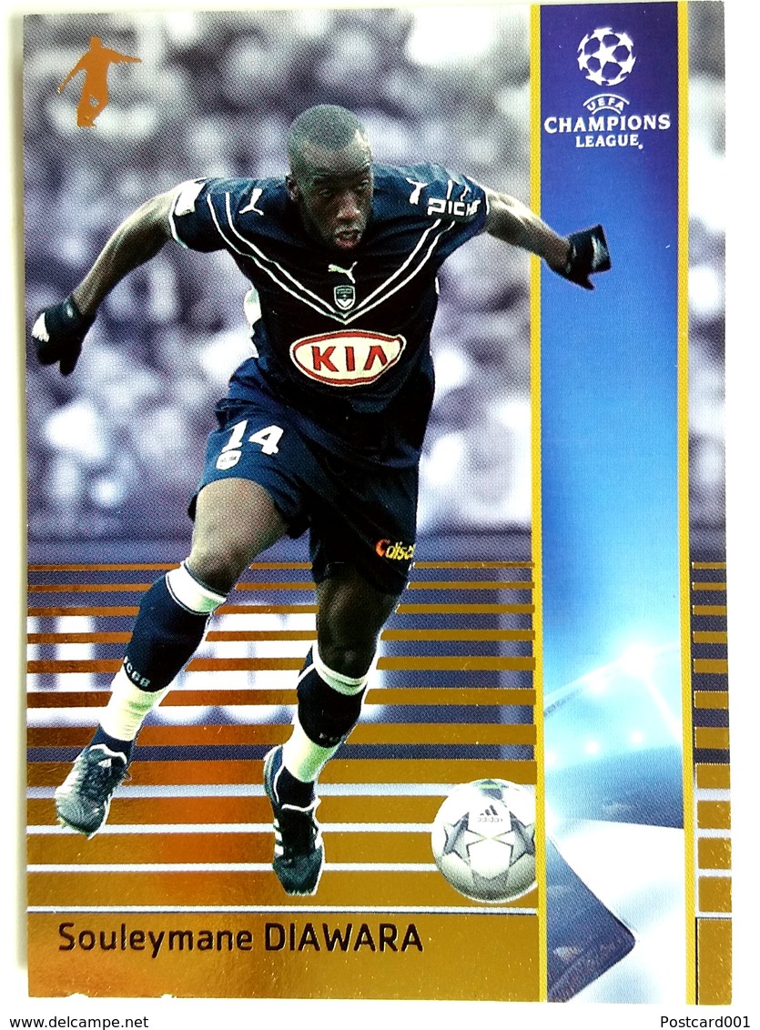 Souleymane Diawara (SEN) Team Bordeaux (France) - Official Trading Card Champions League 2008-2009, Panini Italy - Einfach