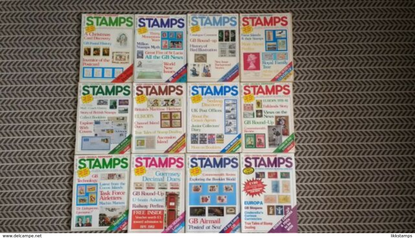 STAMPS MAGAZINE JANUARY 1982 TO DECEMBER 1982 (VOLUME 2 NO. 11 - VOLUME 3 NO.10) #L0022 - Englisch (ab 1941)