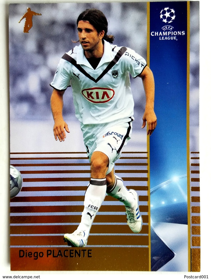 Diego Placente (ARG) Team Bordeaux (France) - Official Trading Card Champions League 2008-2009, Panini Italy - Singles