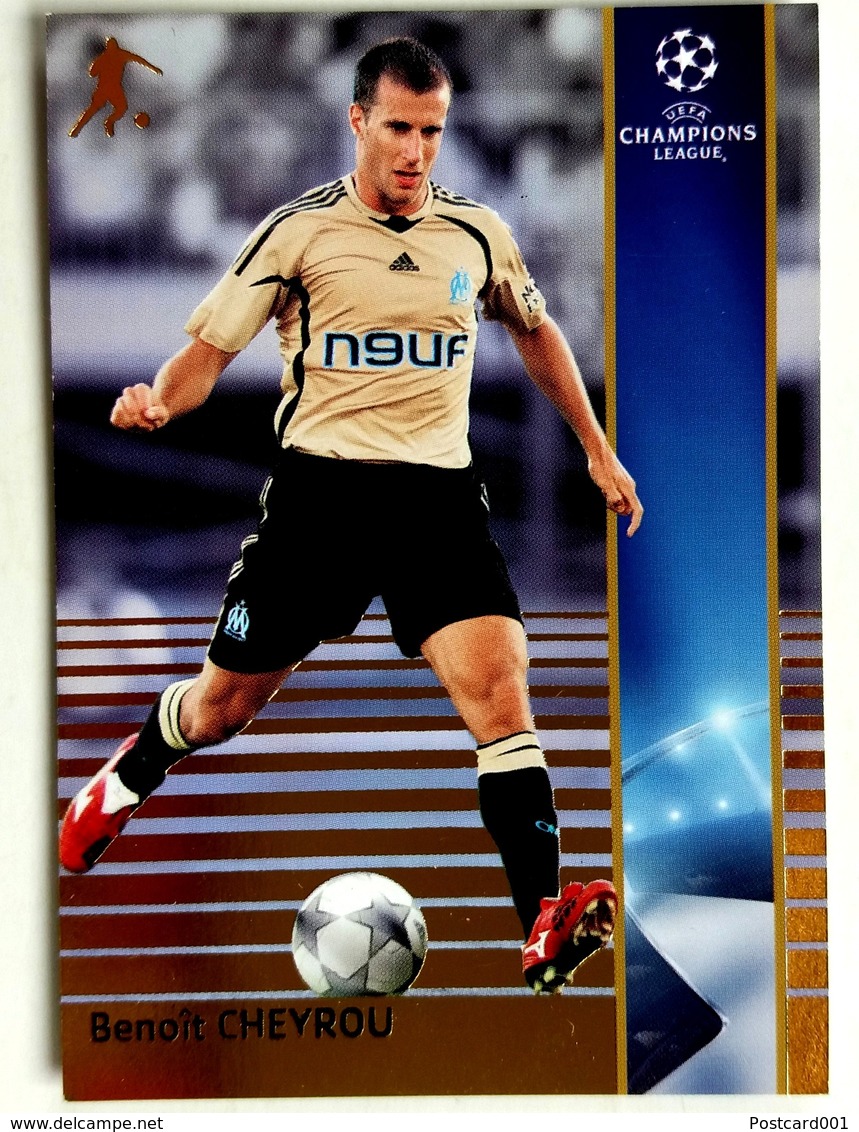 Benoit Cheyrou (FRA) Team Marseille (France) - Official Trading Card Champions League 2008-2009, Panini Italy - Singles