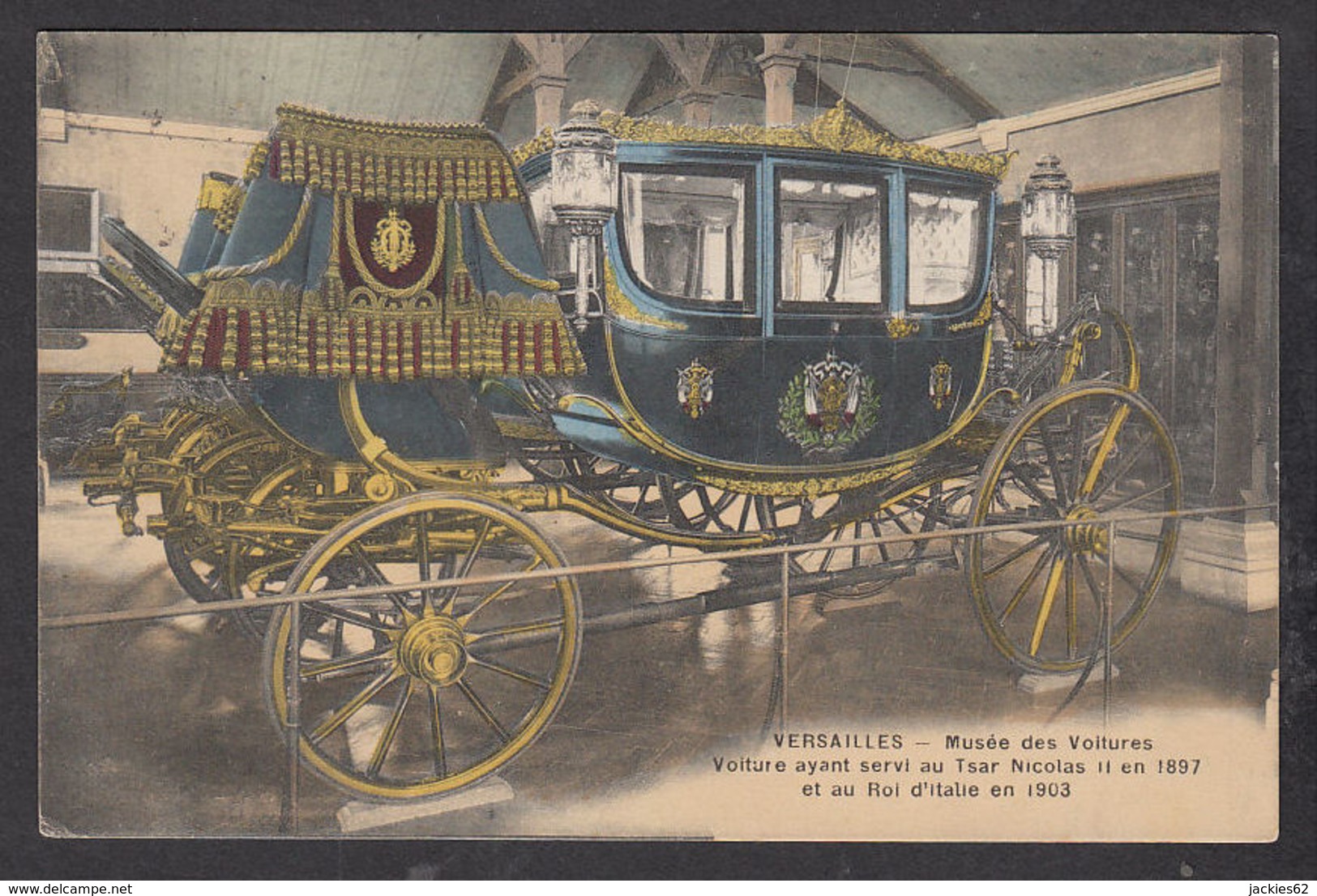 95821/ TRANSPORTS, Versailles, Musée Des Voitures, Voiture Ayant Servi Au Tsar Nicolas II Et Au Roi D'Italie - Taxis & Fiacres