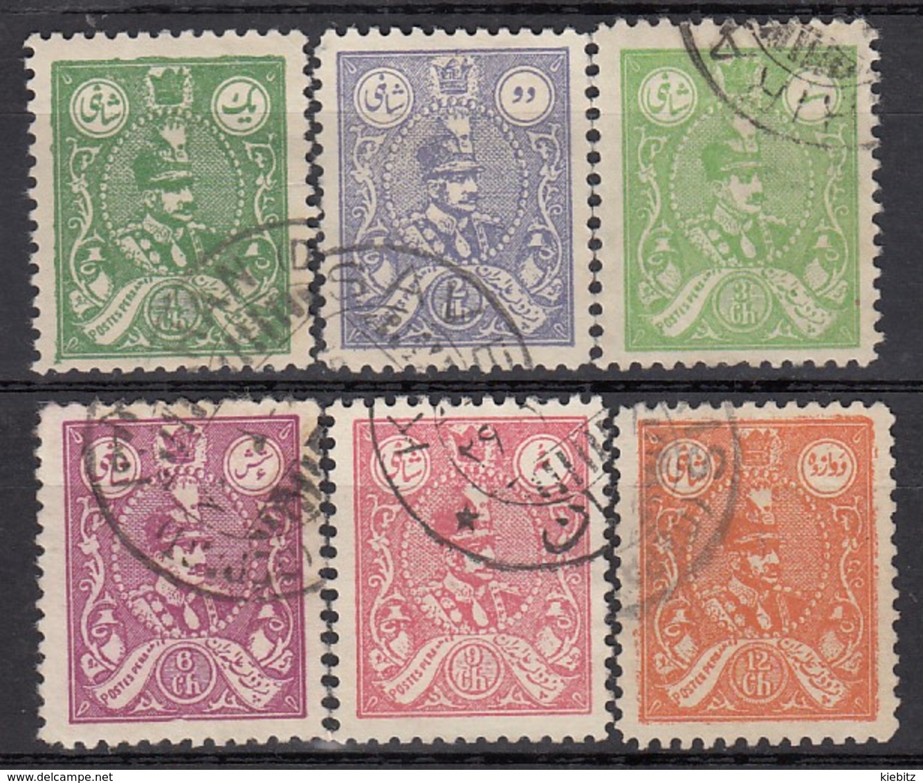 IRAN 1926 - MiNr: 534 - 543   Lot 6x Used - Iran