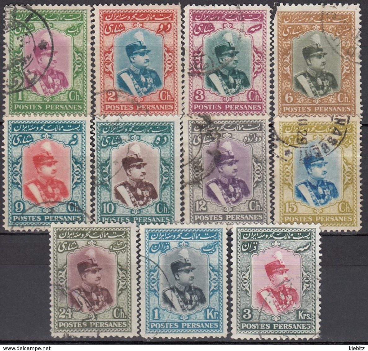 IRAN 1929 - MiNr: 581 - 596   Lot 11x Used - Iran