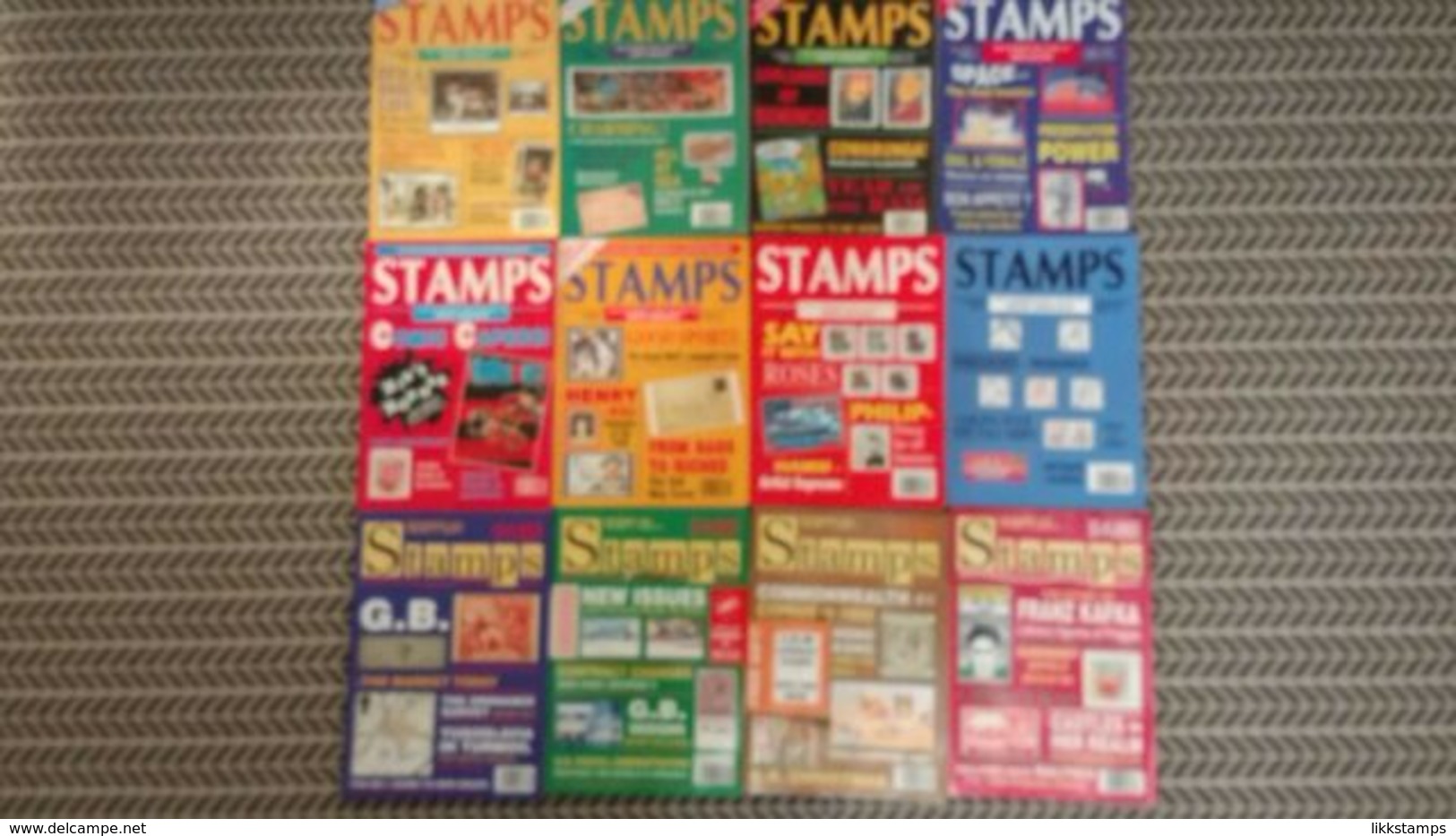 STAMPS MAGAZINE JANUARY 1991 TO DECEMBER 1991 (VOLUME 11 No. 1 TO VOLUME 11 No. 12) #L0025 - English (from 1941)