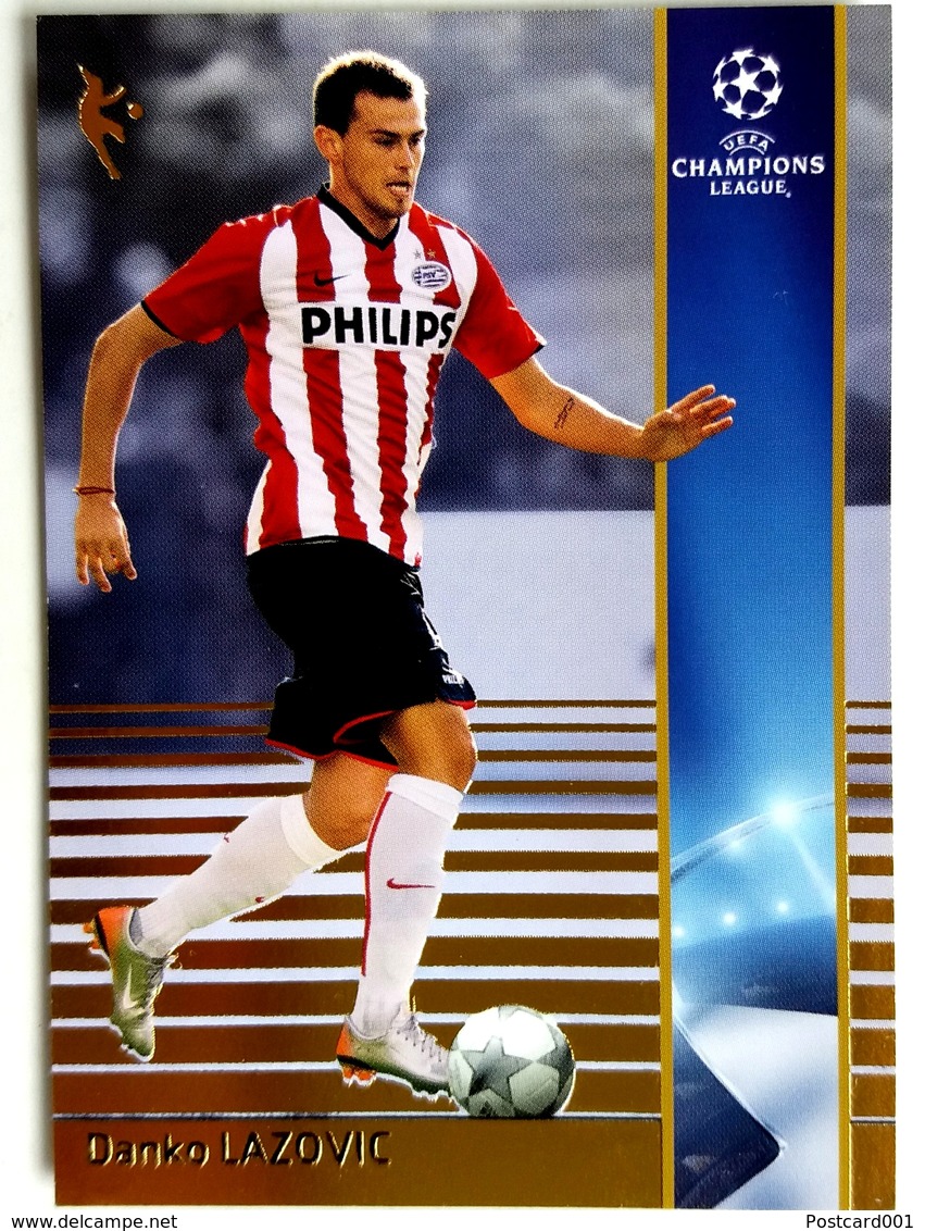 Danko Lazovic (SRB) Team PSV Eindhoven (NED) - Official Trading Card Champions League 2008-2009, Panini Italy - Singles (Simples)