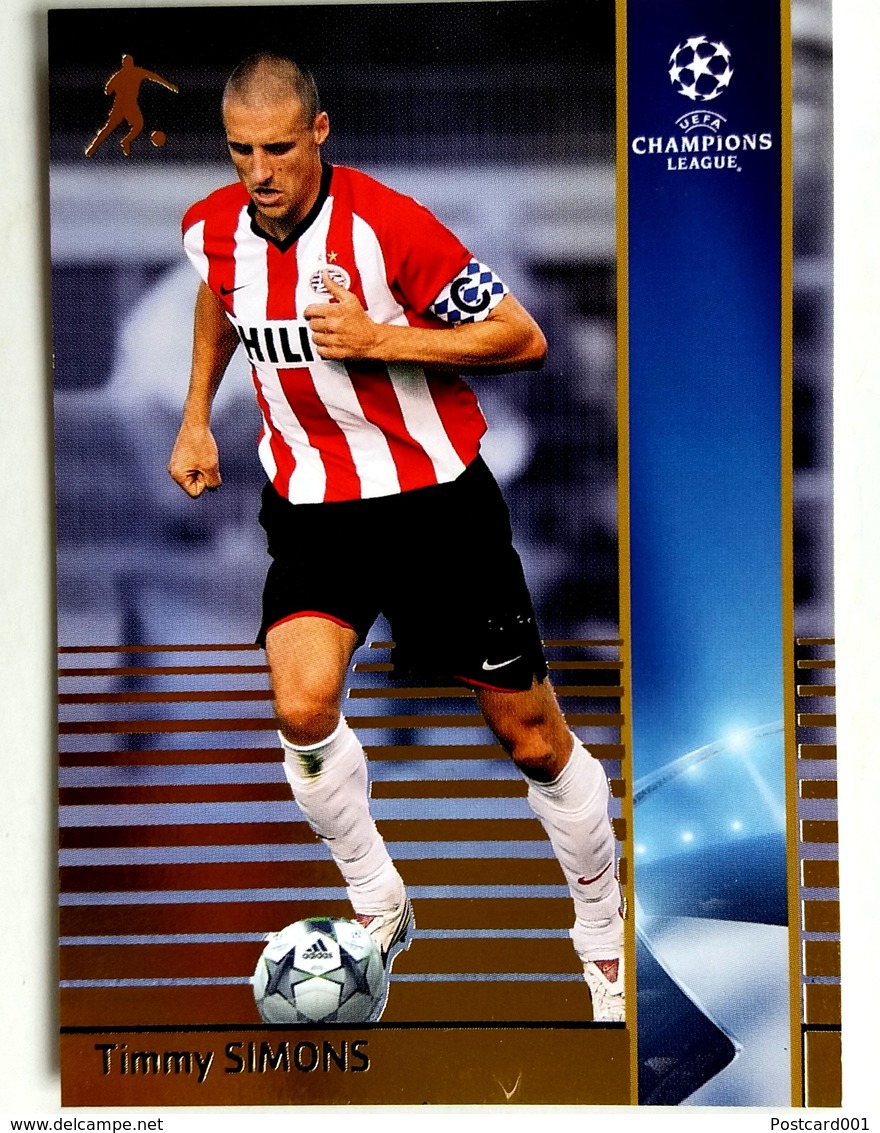 Timmy Simons (BEL) Team PSV Eindhoven (NED) - Official Trading Card Champions League 2008-2009, Panini Italy - Singles (Simples)