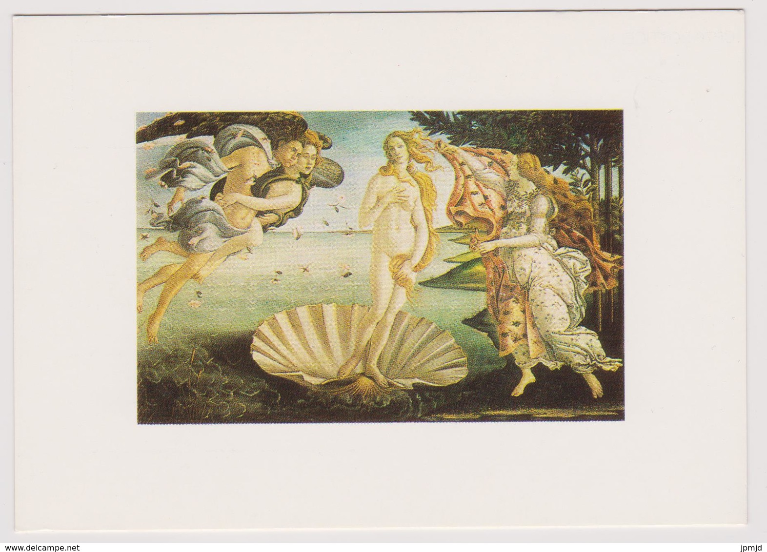 BOTTICELLI - Ed. EURO-IMAGES CP 76 - La Naissance De Venus - Coquillage - Peintures & Tableaux