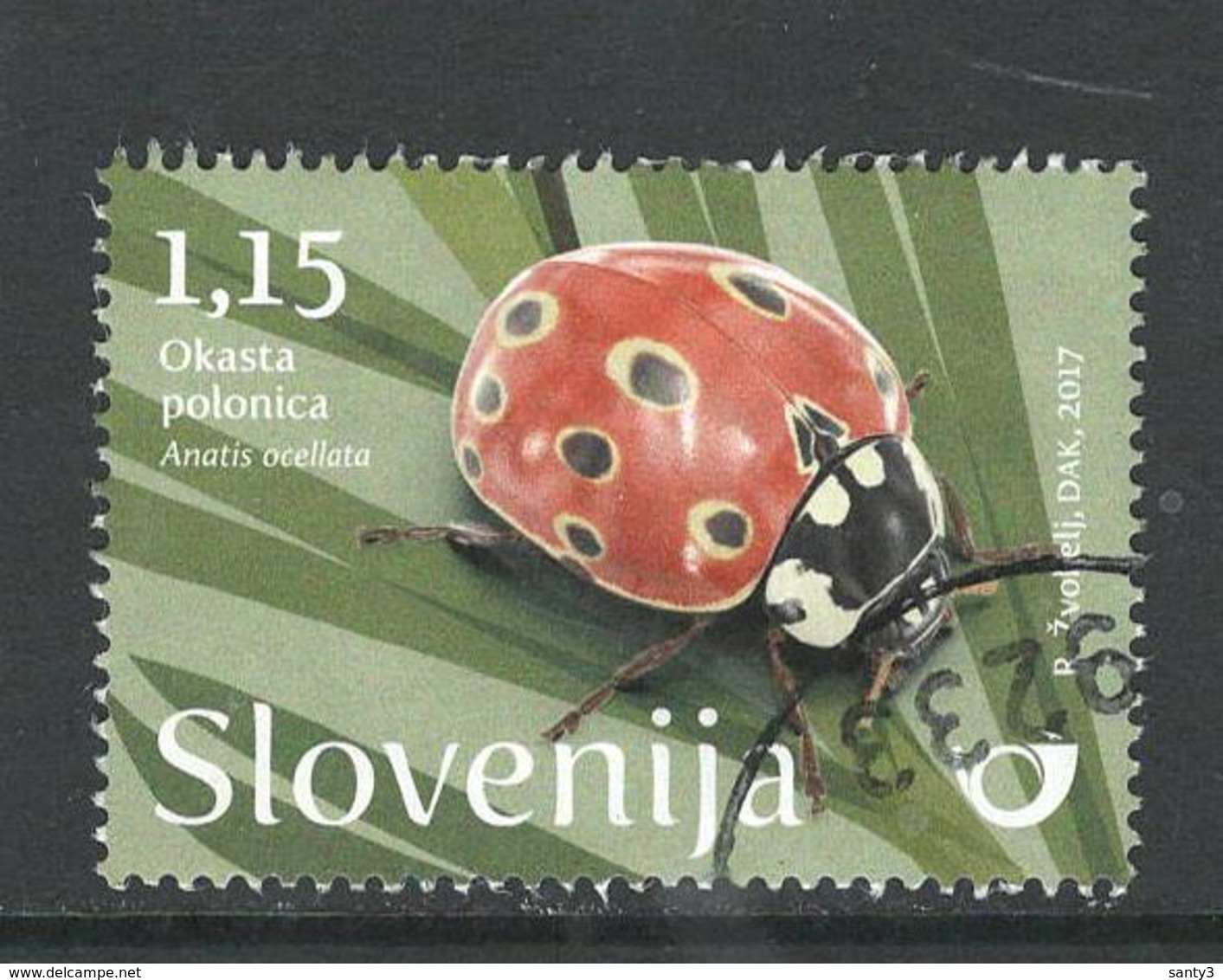 Slovenië, Yv 1060 Jaar 2017,   Gestempeld - Slovénie