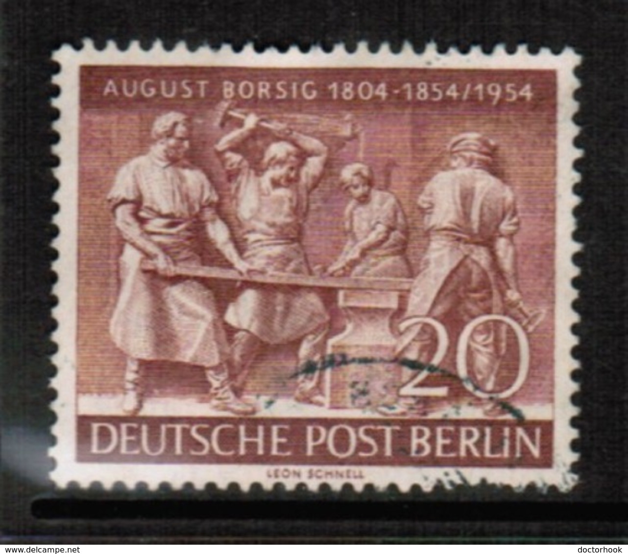 GERMANY---BERLIN  Scott # 9N 112 VF USED (Stamp Scan # 470) - Used Stamps