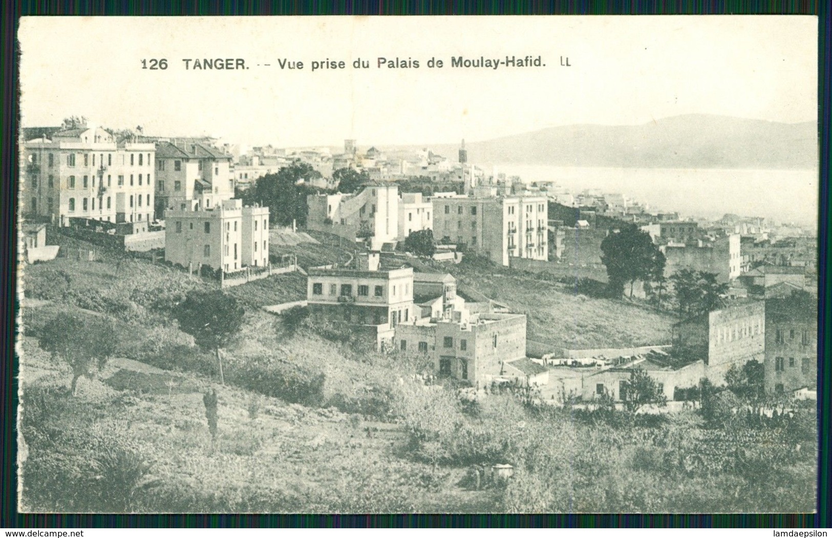 MAROC MAROKKO MOROCCO  CPA TANGER - VUE PRISE DU PALAIS DE MOULAY-HAFID - Other & Unclassified