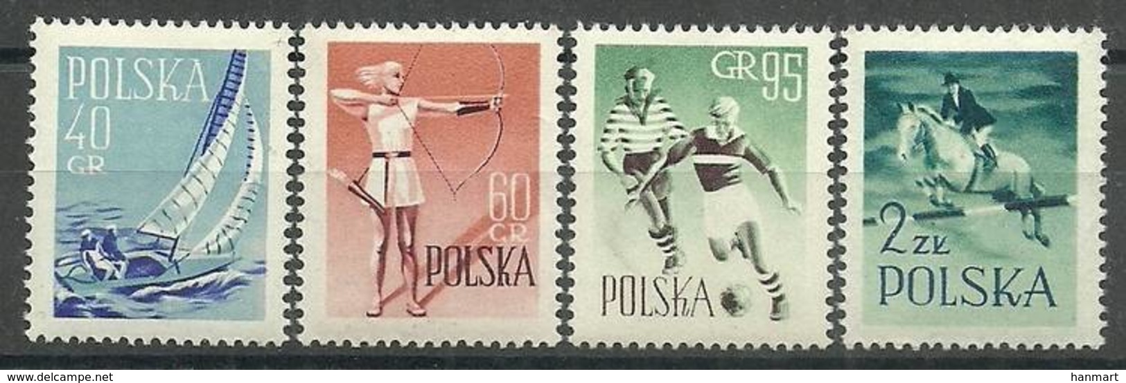 Poland 1959 Mi 1086-1089 MNH ( ZE4 PLD1086-1089 ) - Autres & Non Classés