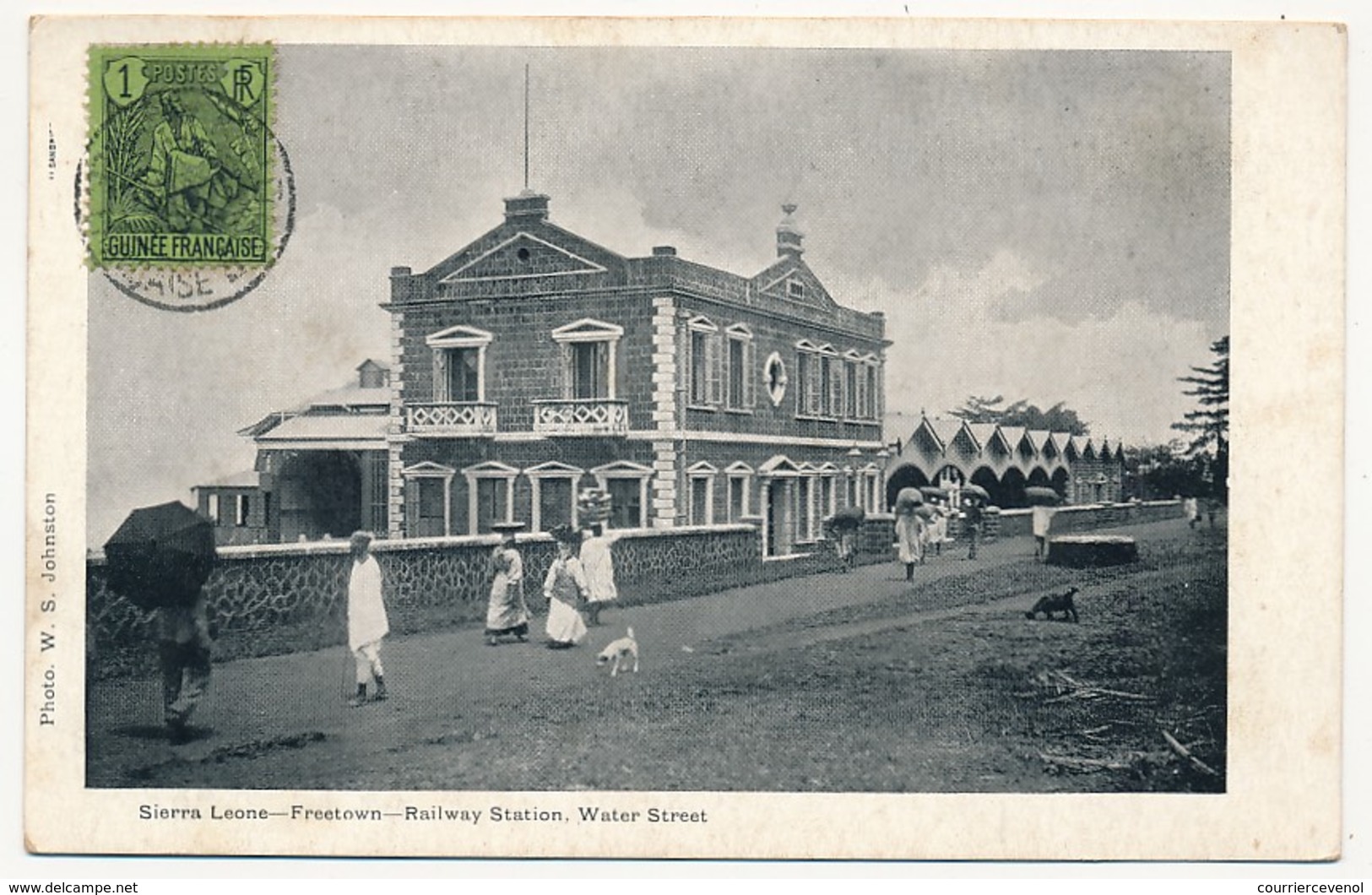 CPA - SIERRA LEONE - Freetown - Railway Station. Water Street - Sierra Leona