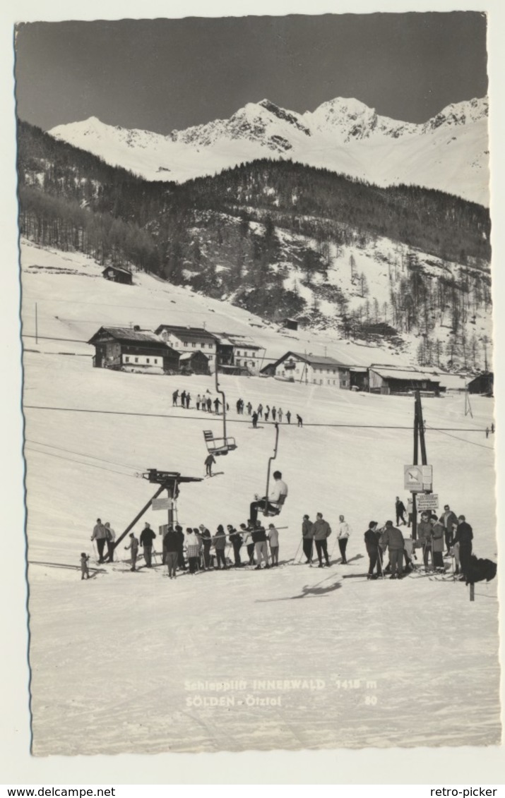 AK  Ski Schlepplift Innerwald Sölden Ötztal - Sölden