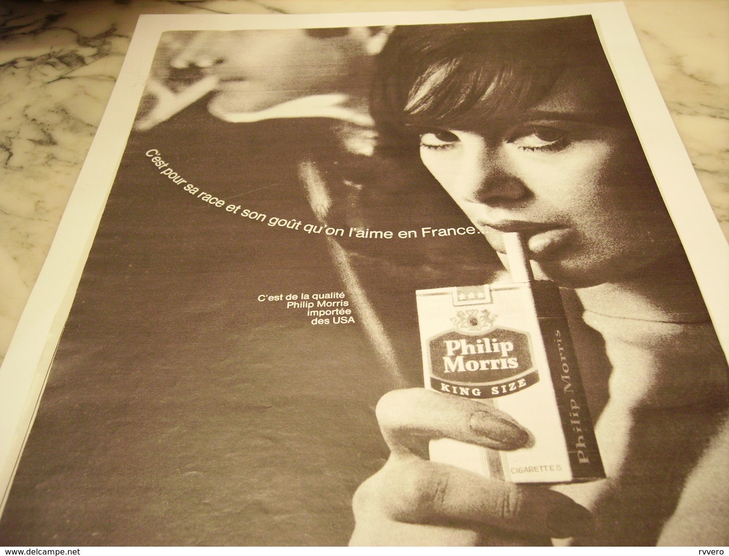 ANCIENNE PUBLICITE CIGARETTE PHILIP MORRIS 1965 - Affiches