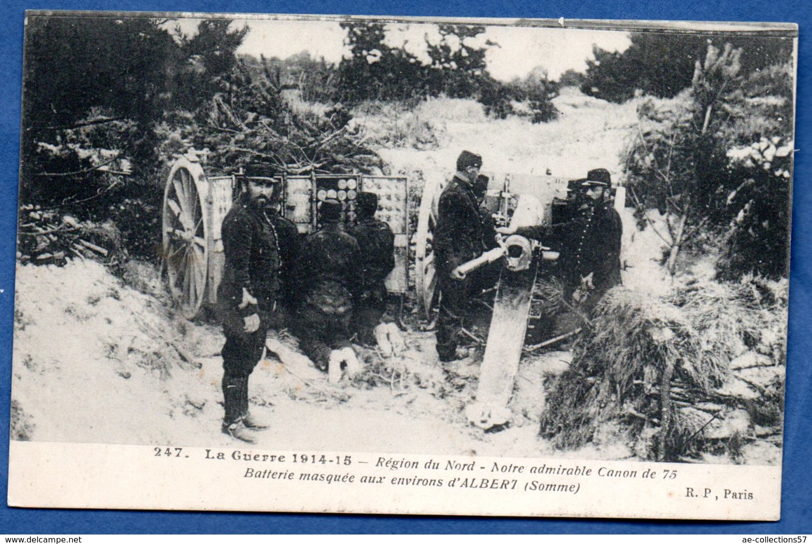 Albert / Canon De 75/ Batterie Masquée - Albert