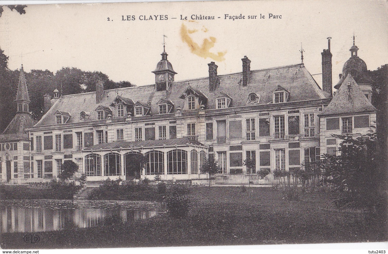 2 LES CLAYES                         Le Chateau                       Façade Sur Le Parc - Les Clayes Sous Bois