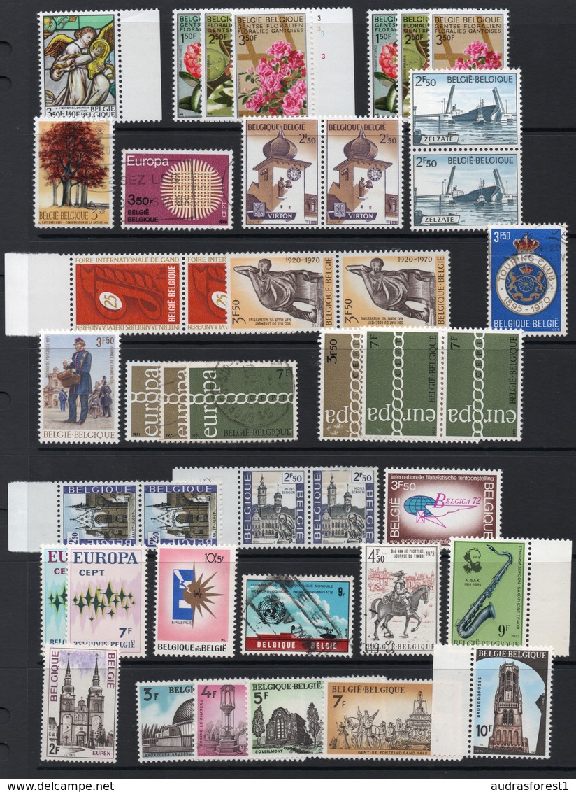 BELGIUM Old Stamp Collection - BELGE / BELGIE.  La Plupart Des Timbres Neufs Sons Sans Charnieres, Mais Pas Tous - Collections