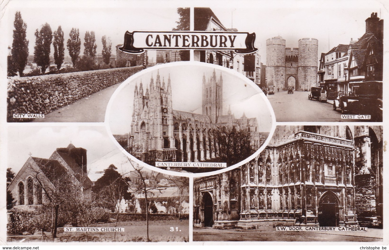 Canterbury, 5 Town Views (pk56727) - Canterbury