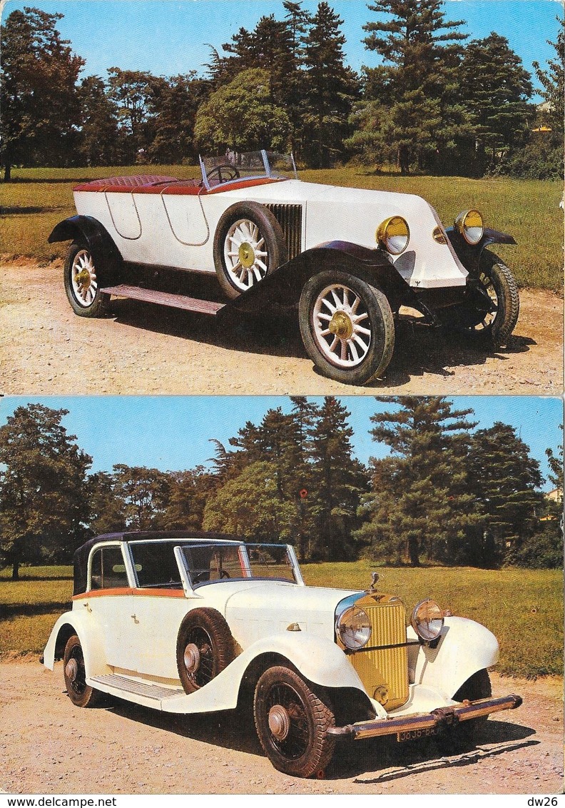 Musée Automobile De Rochetaillée - Lot De 4 Voitures: De Dion-Bouton, Renault 40 CV, Hispano-Suiza, Chenard - Passenger Cars