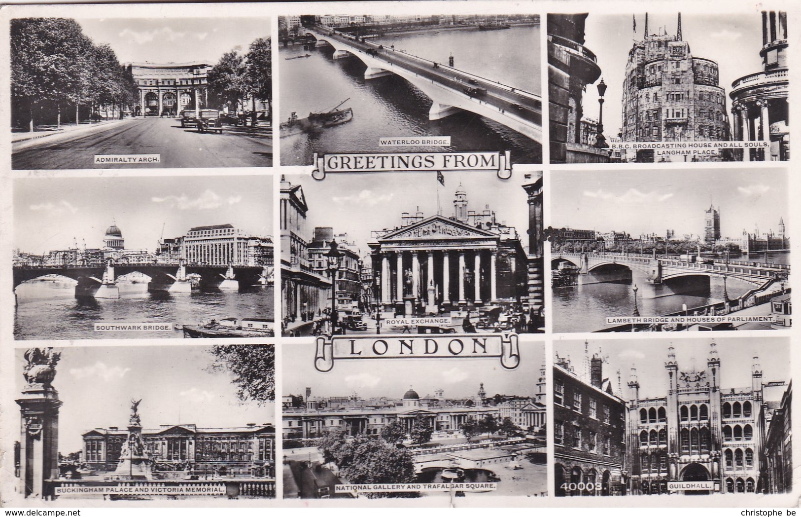 Greetings From London, 9 City Views (pk56733) - Other & Unclassified