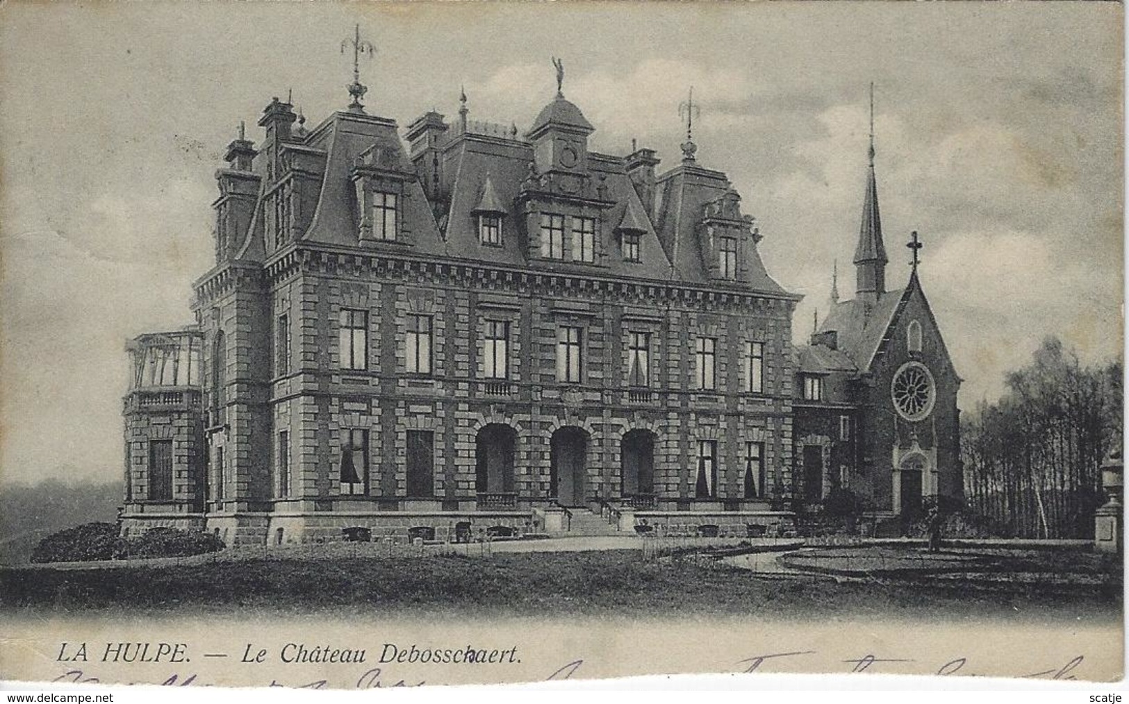 La Hulpe  -   Le Château Debosschaert    (onderaan Afgeknipt)  -   1905 - La Hulpe