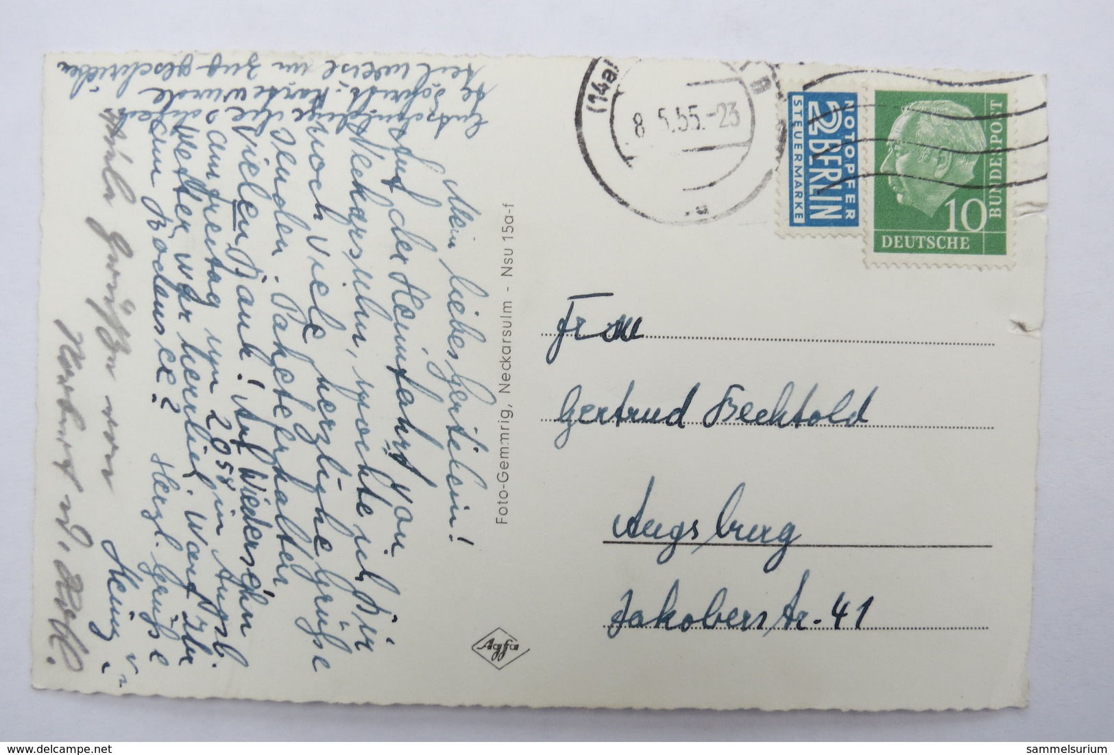 (11/2/31) Postkarte/AK "Neckarsulm" Mehrbildkarte Mit 6 Ansichten Aus Der NSU-Stadt - Neckarsulm