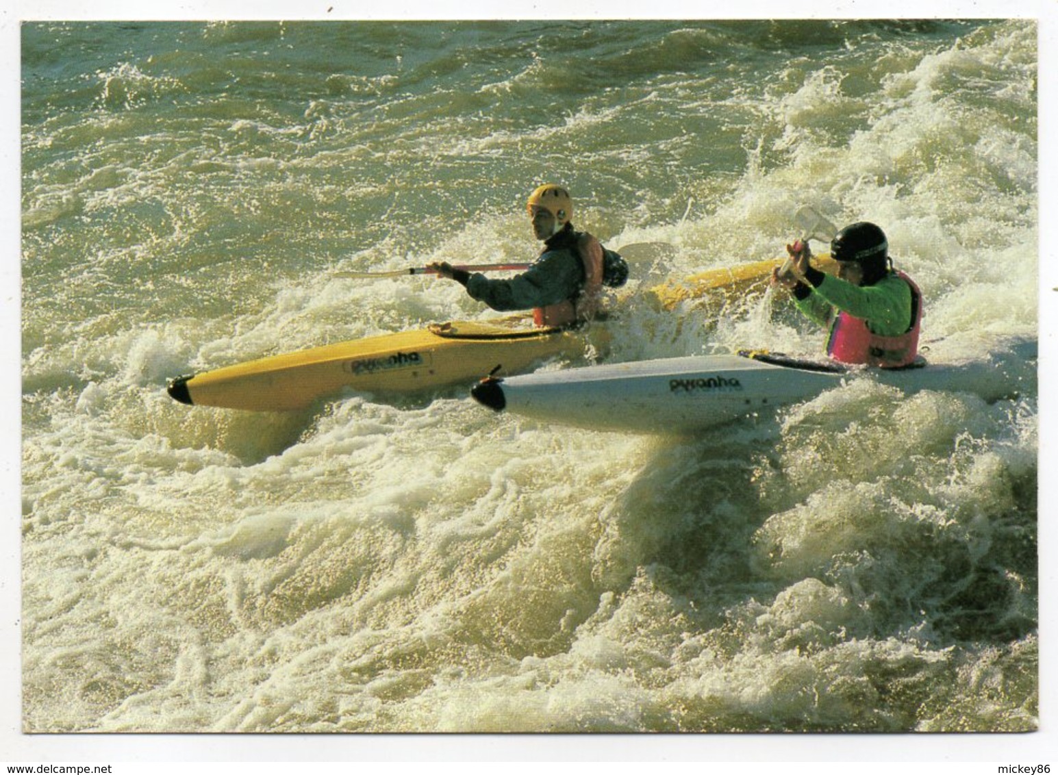 KAYAK--Les Sports D'eau Vive  (animée) ...Photo  Seyne Les Alpes...........à Saisir - Autres & Non Classés