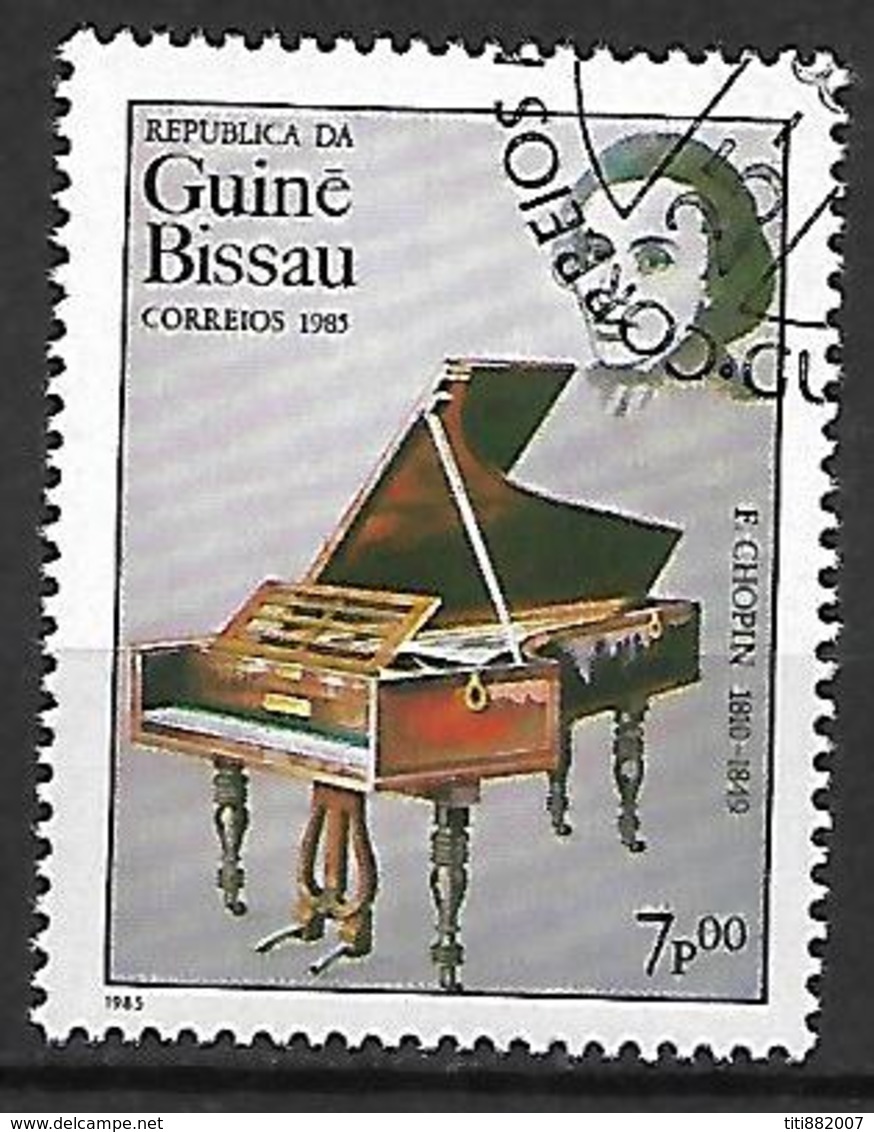 GUINEE - BISSAU      -    1985 .  Frédéric CHOPIN  /  Piano.  Oblitéré. - Guinée-Bissau