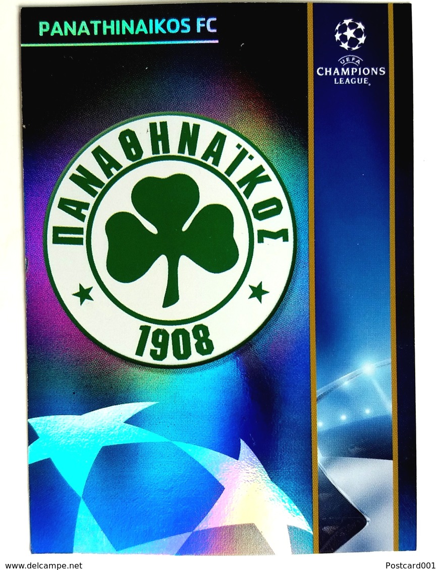 Panathinaikos FC Greece - Official Trading Card Champions League 2008-2009, Panini Italy - Singles