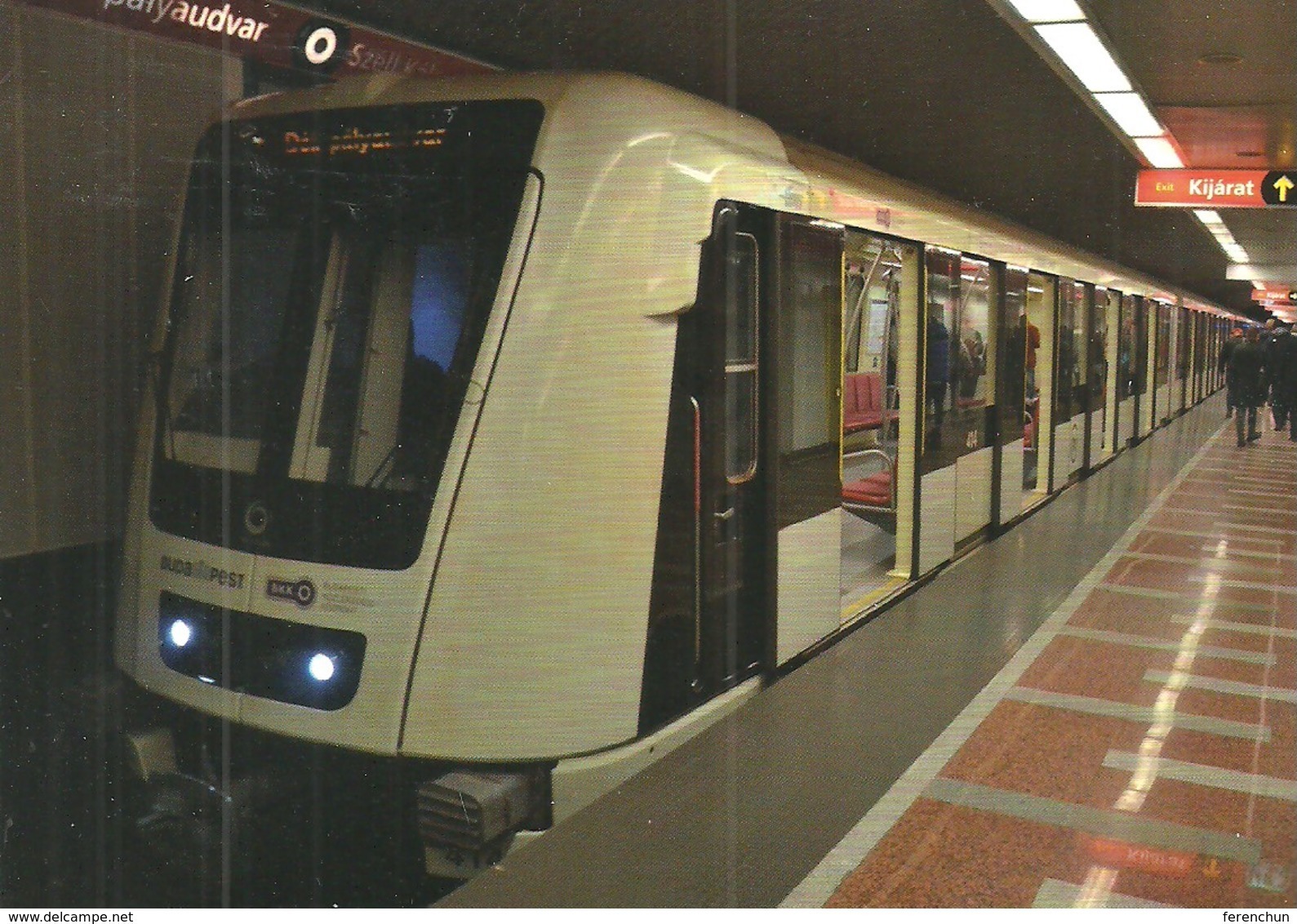 UNDERGROUND * SUBWAY METRO * RAIL RAILWAY * RAILROAD TRAIN * BKV ALSTOM METROPOLIS * BUDAPEST * Reg Volt 0223 * Hungary - Métro