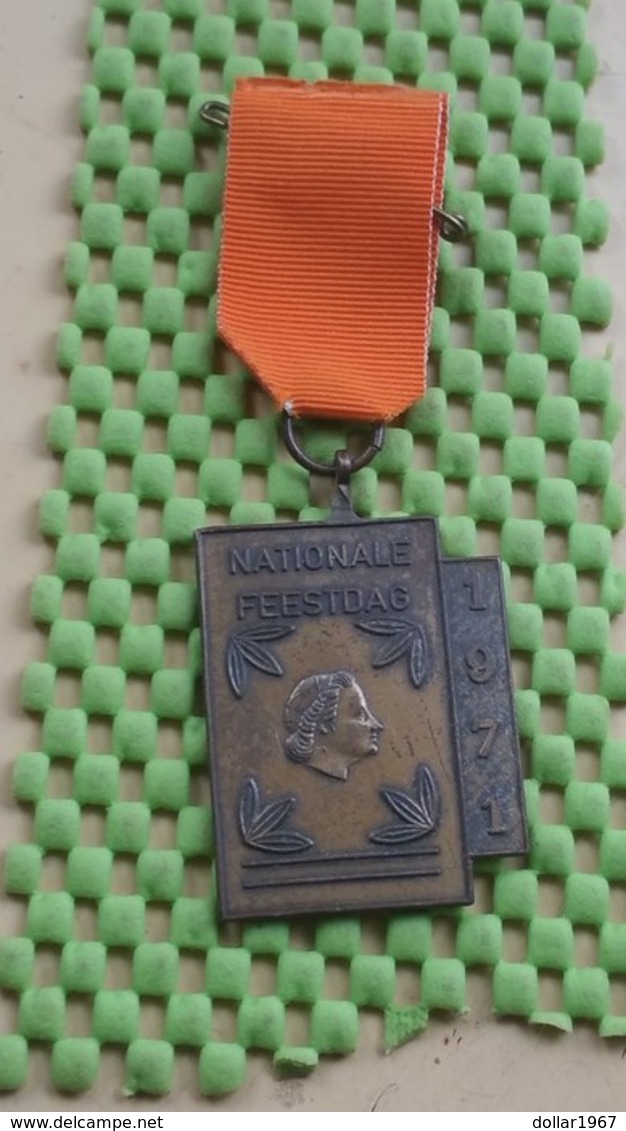 Medaille / Medal - Medaille - Nationale Feestdag Juliana 1971 - The Netherlands - Royaux/De Noblesse