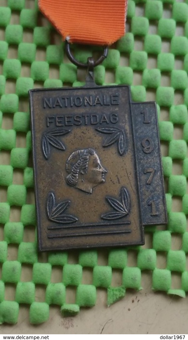 Medaille / Medal - Medaille - Nationale Feestdag Juliana 1971 - The Netherlands - Royal/Of Nobility