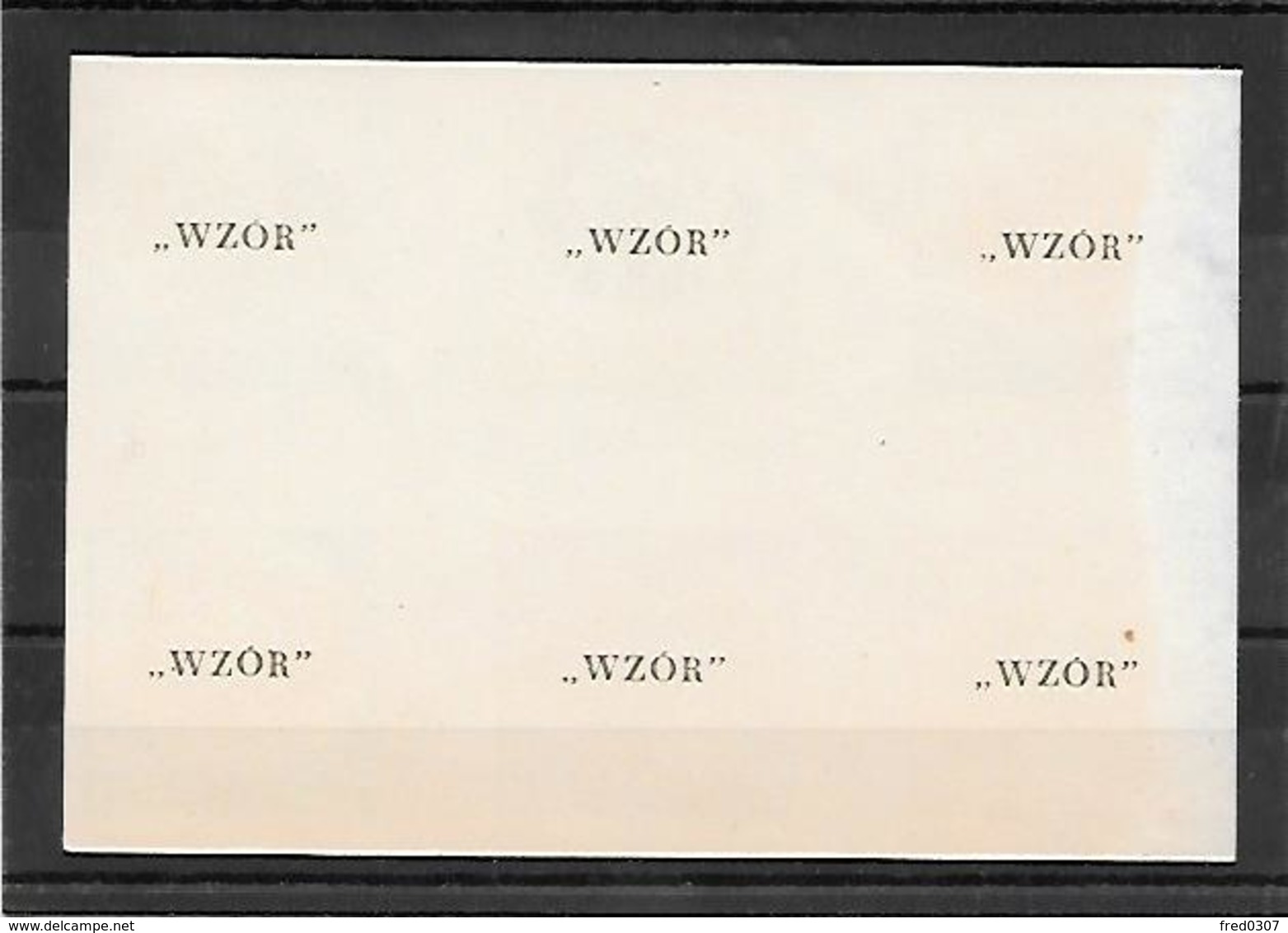 Pologne Série Complète Sur Bloc Cartonné Surch. "WZOR" Au Dos JO 56 ** - Summer 1956: Melbourne