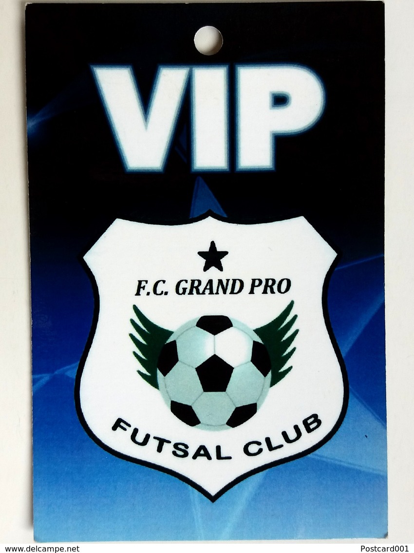 VIP FC Grand Pro, Fursal Club, Futsal Cup UEFA - Official Trading Card Champions League 2008-2009, Panini Italy - Einfach