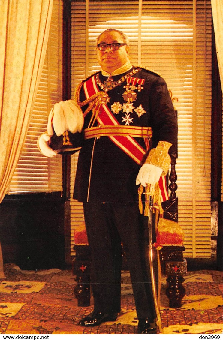 His Majesty Taufa'ahau Tupou IV  Of TONGA In The Palace In The Year Of His Majesty's Coronation, 1967 - Tonga