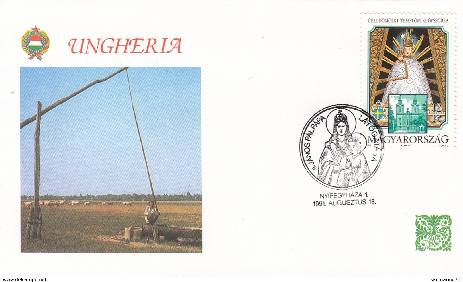 FDC HUNGARY 4145,popes (f) - FDC