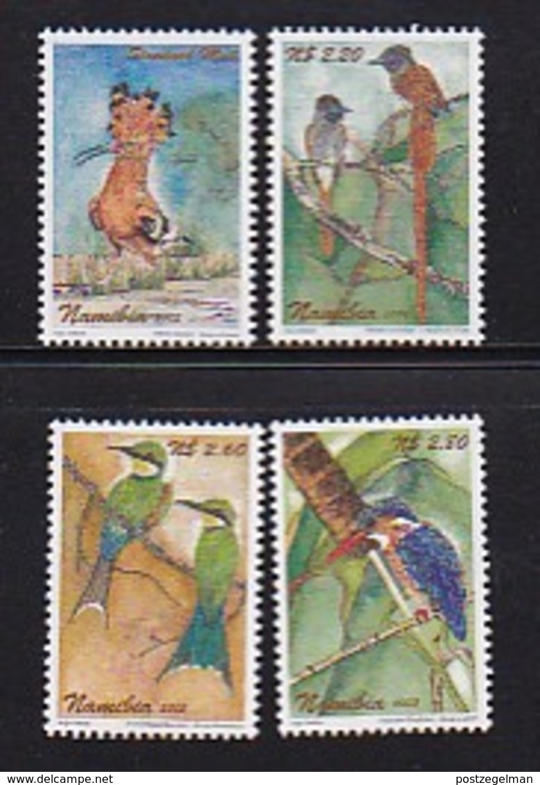 NAMIBIA, 2002, Mint Stamps  Birds Of Namibia, Scanr. Sa391-394, Scannumber 13491 - Namibia (1990- ...)