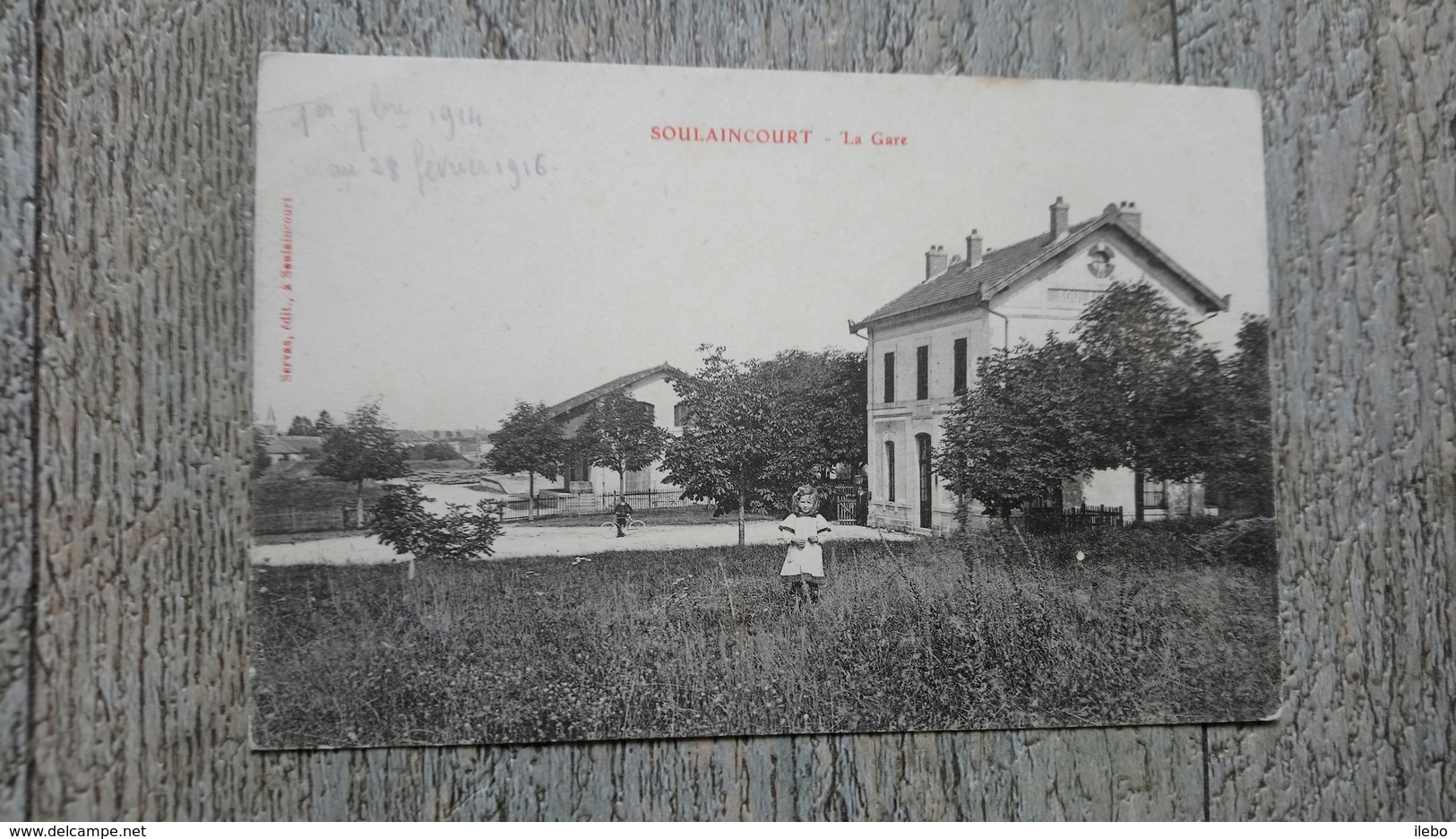 Soulaincourt  La Gare 1908 Rare - Autres & Non Classés