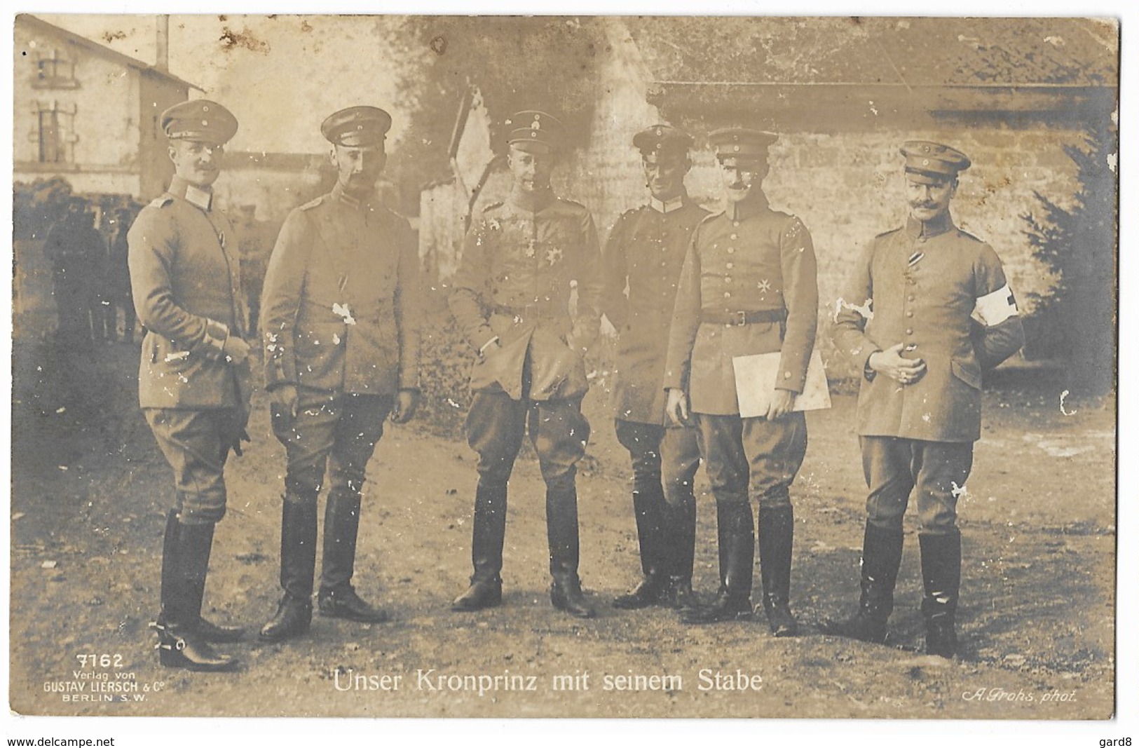 Le Kronprinz Sur Le Front    - WWI - Personnages