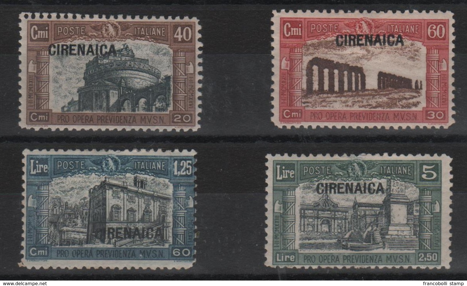 Cirenaica 1927 Milizia I Serie Cpl MLH - Cirenaica