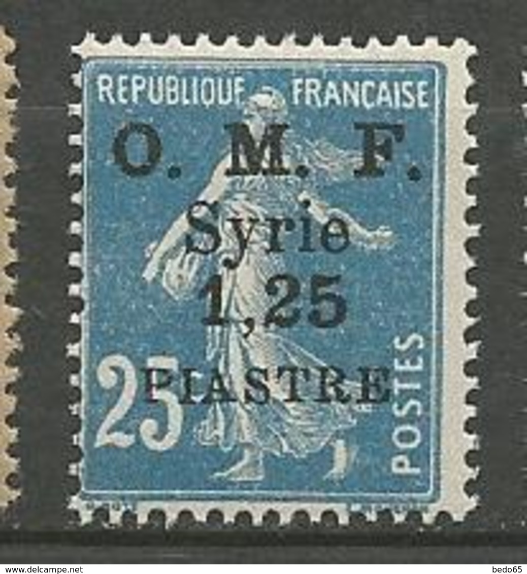 SYRIE  N° 61 NEUF** SANS CHARNIERE  / MNH - Unused Stamps