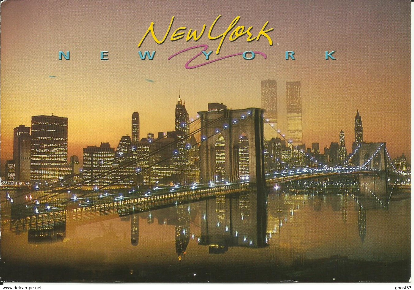 CARTE POSTALE - ÉTATS-UNIS - UNITED STATES - NEW YORK - PONT DE BROOKLYN - Bridges & Tunnels